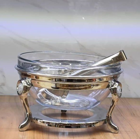 - سوفله سالاد خاتم استیل نقره ای مبلمونسرا مدل 291111