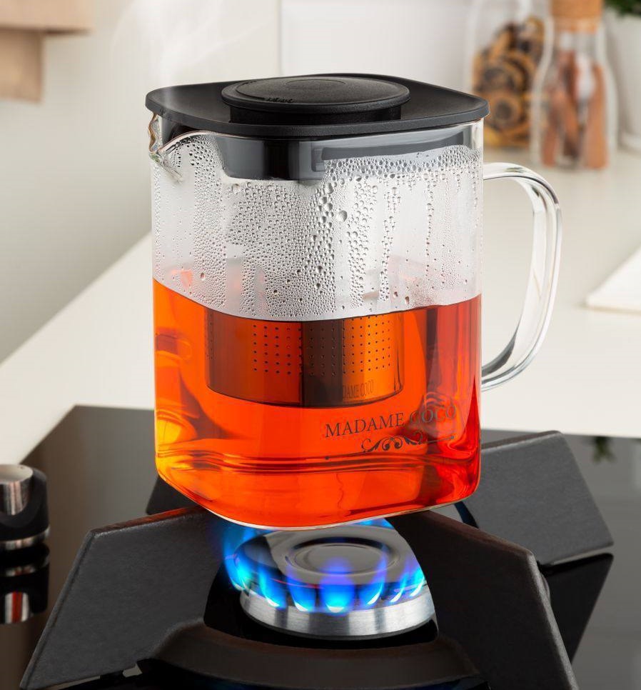 خانه و آشپزخانه پریلند - قوری مربع مادام کوکو (پست پیشتاز پس کرایه)