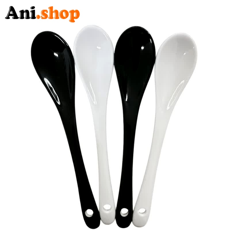 قاشق سرامیکی ماگ رنگ سفید (پس کرایه)