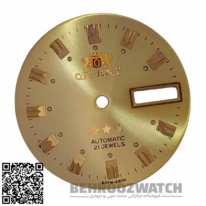 صفحه ساعت مچی اورینت مردانه طلایی B.ORE3-5