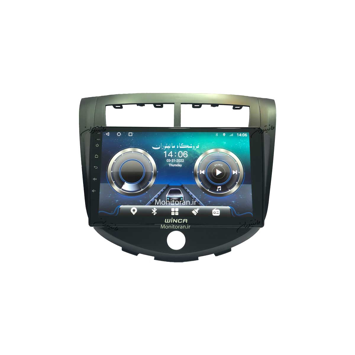 مانیتور 9 اینچ اندروید جک J4 برند FLY DYT مدل TS855 سیمکارت خور
