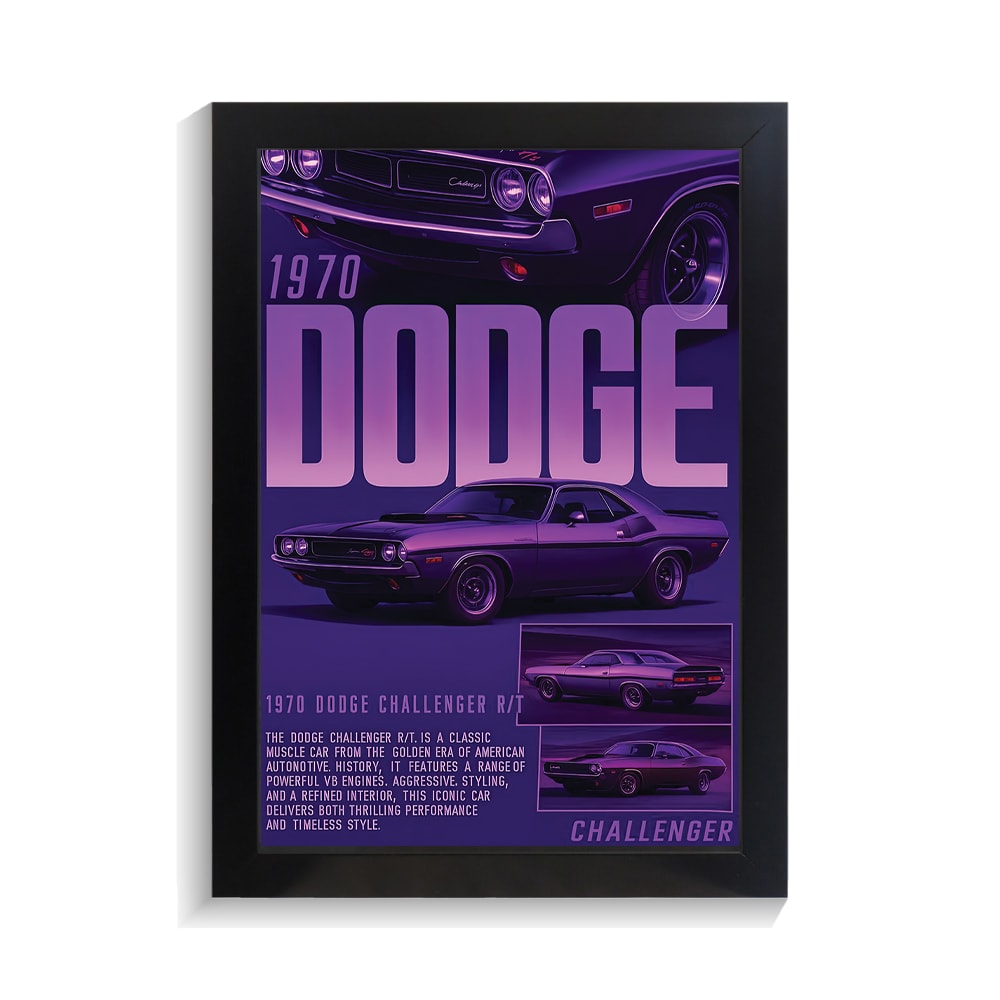 تابلو ماشین طرح دوج چلنجر کد PF-23680