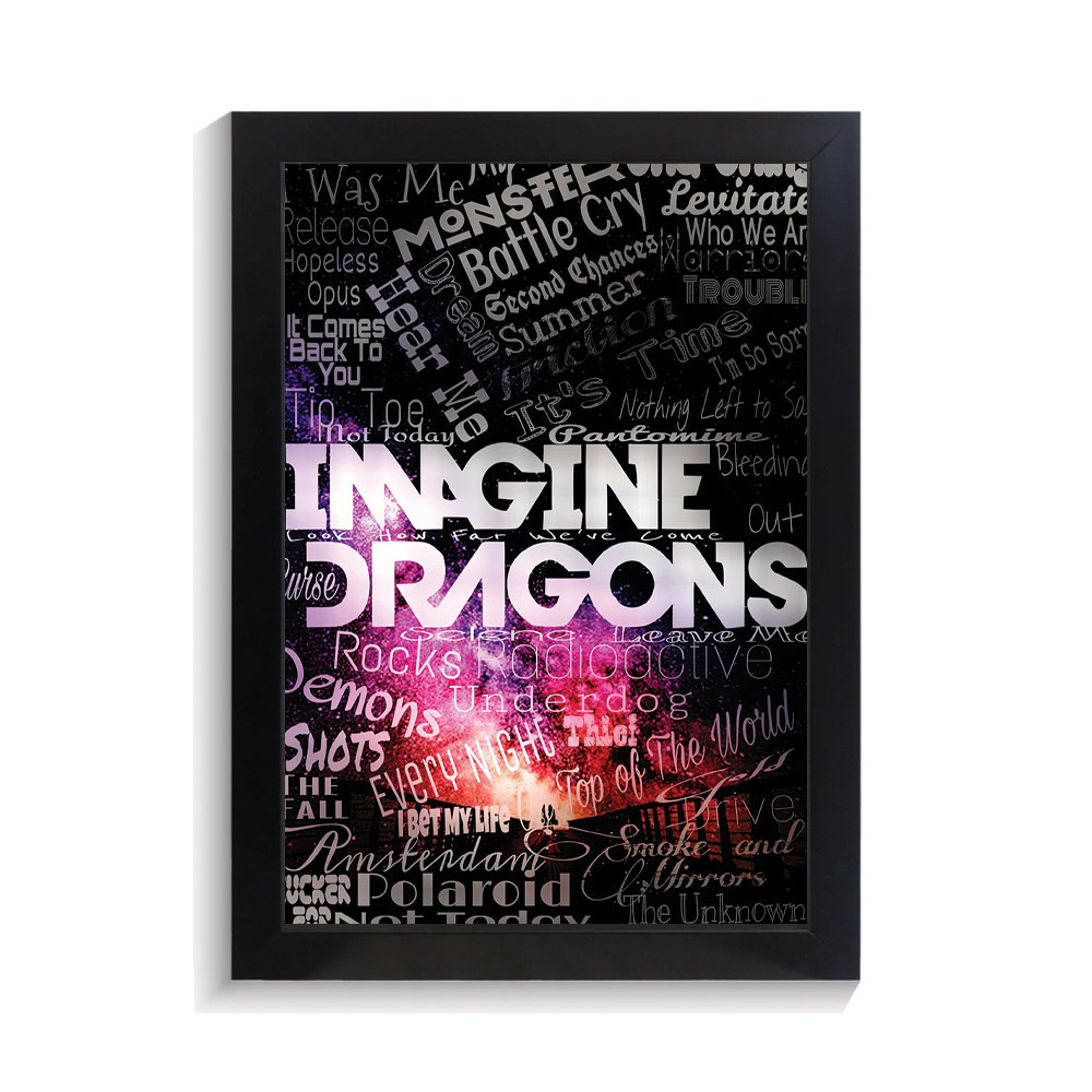 تابلو خواننده طرح ایمجین دراگونز کد PF-20361