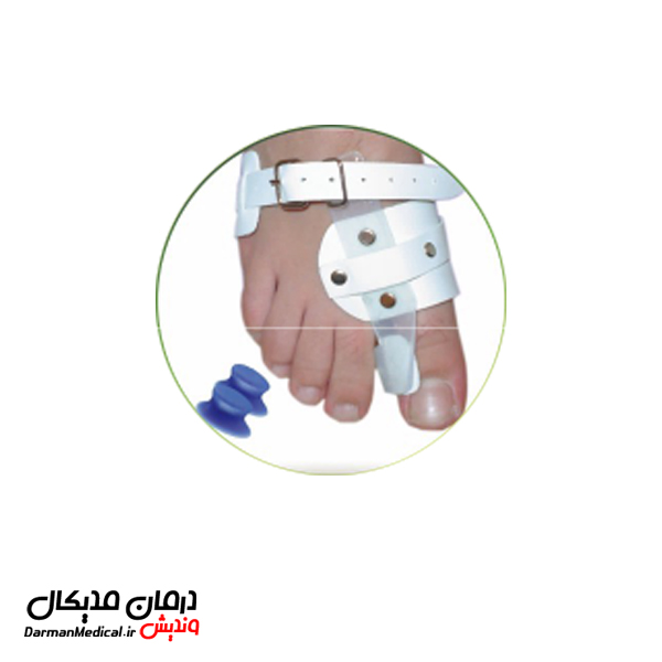 مجموعه اسپلینت هالوکس والگوس با لا انگشتی سیلیکونی سما طب پاکان کد 6027