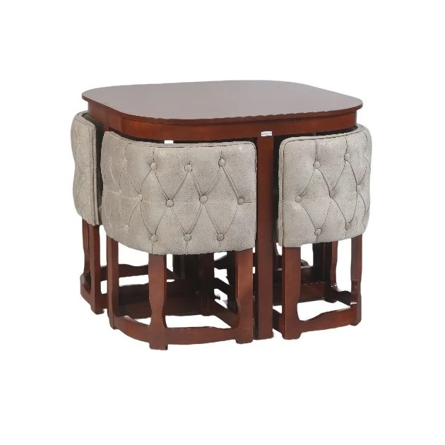 میز و صندلی ناهارخوری چهار نفره گالری والریان مدل M-CH-604