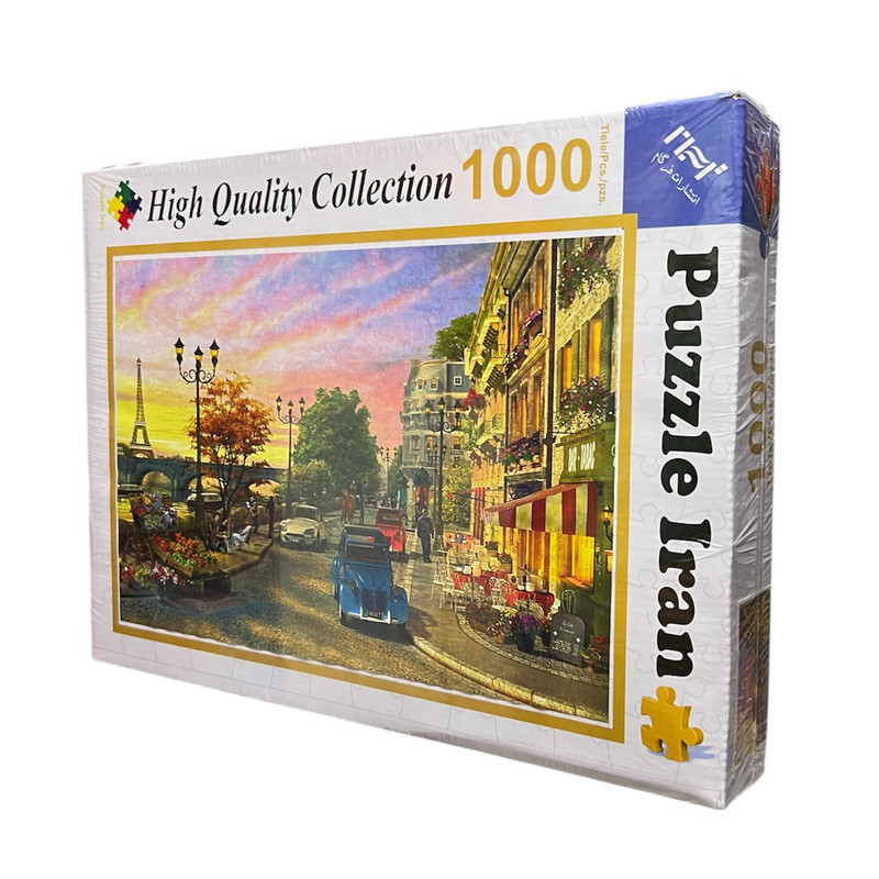 پازل 1000 تکه پازل ایران مدل خیابان پاریس مناسب برای بزرگسالان
