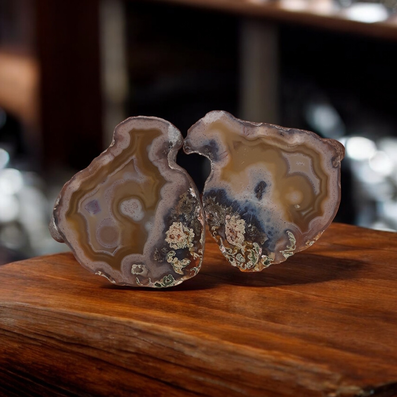 سنگ عقیق توپی پولیش شده طبیعی کلکسیونی