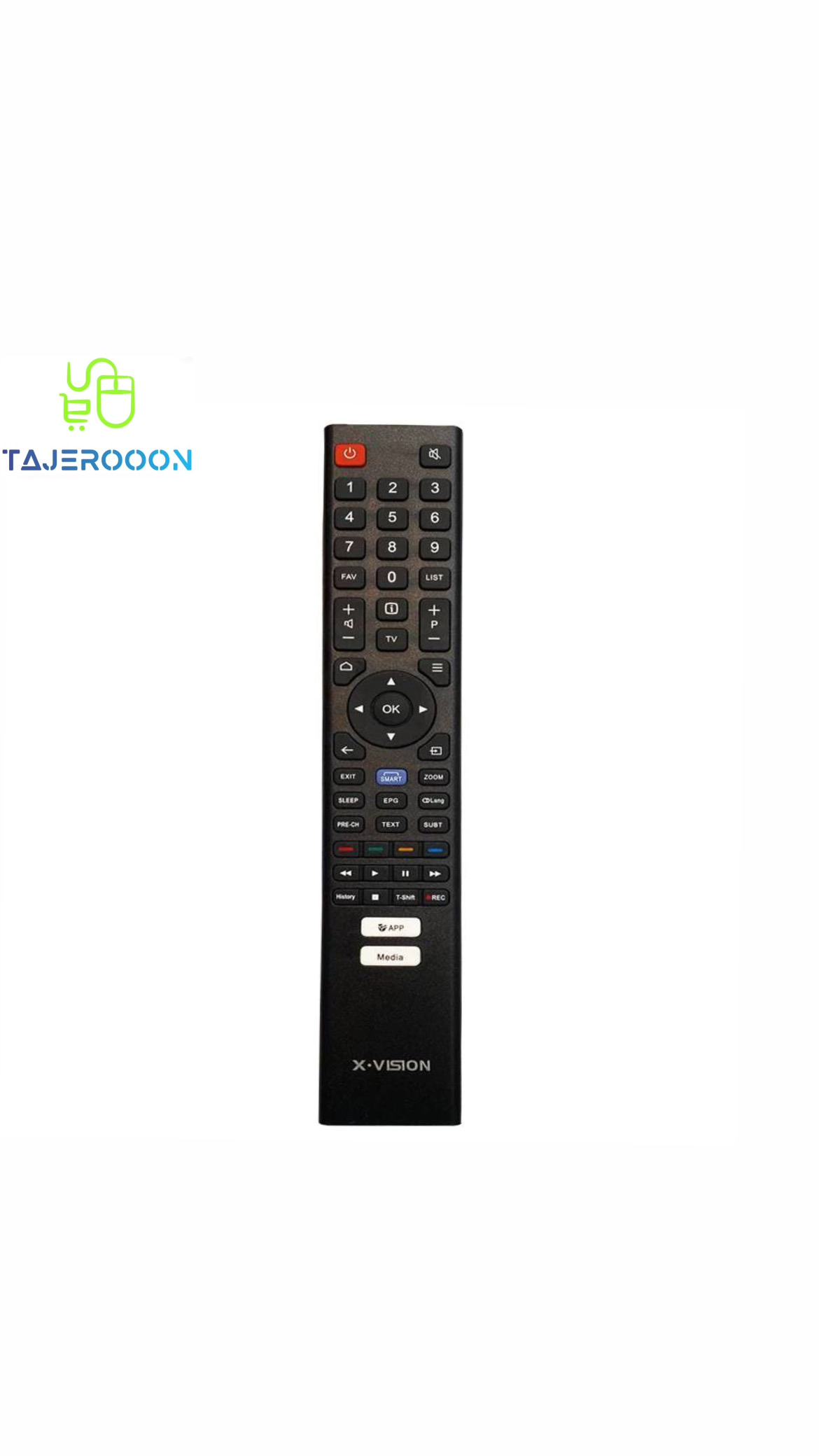 ریموت کنترل تلویزیون ایکسویژن اسمارت