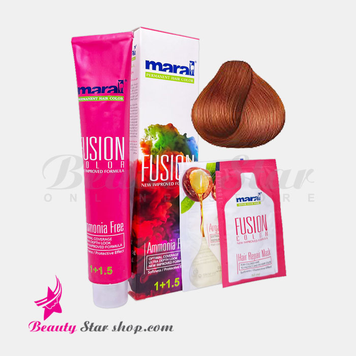 رنگ مو طلایی سولار بدون آمونیاک مارال فیوژن شماره 7.771 حجم 100 میلی لیتر