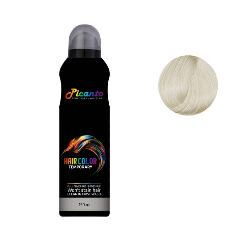 اسپری رنگ مو پیکانتو حجم 150 میلی لیتر رنگ یخی 18