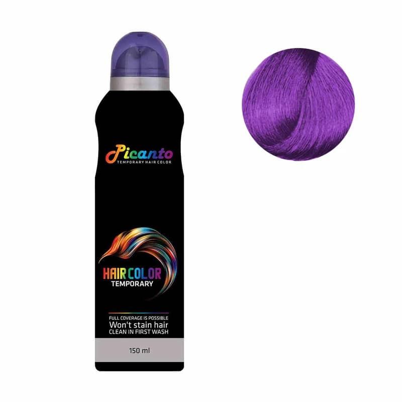 اسپری رنگ مو پیکانتو مدل 01 حجم 150 میلی لیتر رنگ بنفش06