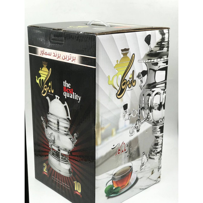 سماورگازی ماندگار مدل استوانه ای 82 گنجایش 8 لیتر