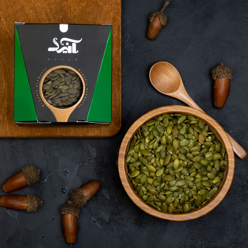 مغز تخمه کدو خام صادراتی آنید - 250 گرم