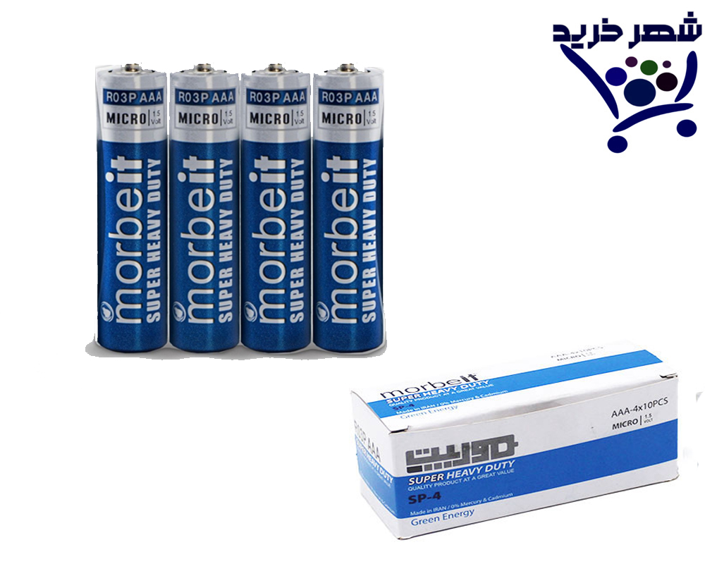 باتری قلم و نیم قلم سوپر هوی دیوتی 4 عددی موربیت
