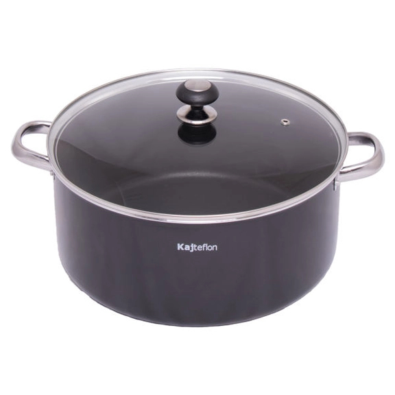 قابلمه درب پیرکس کاج تفلون سایز 34