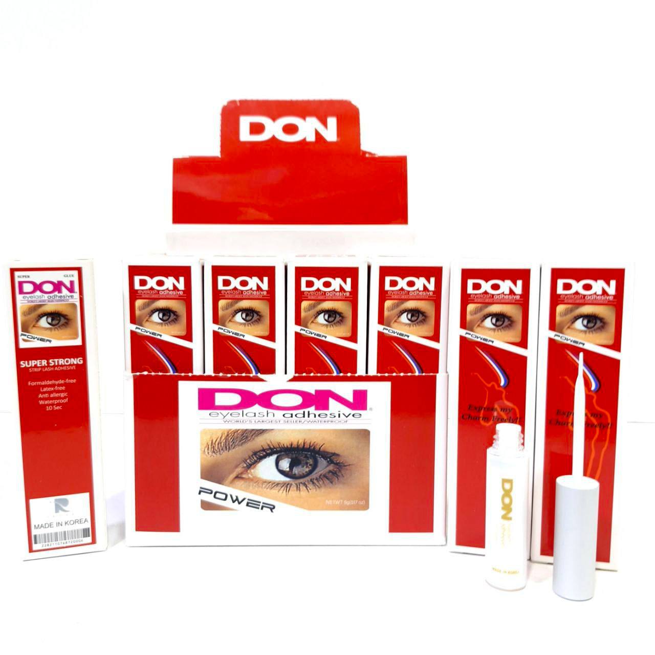 چسب مژه DON کره ای اصلی 5 گرمی سفید  قلمدار (پست پیشتاز پس کرایه)