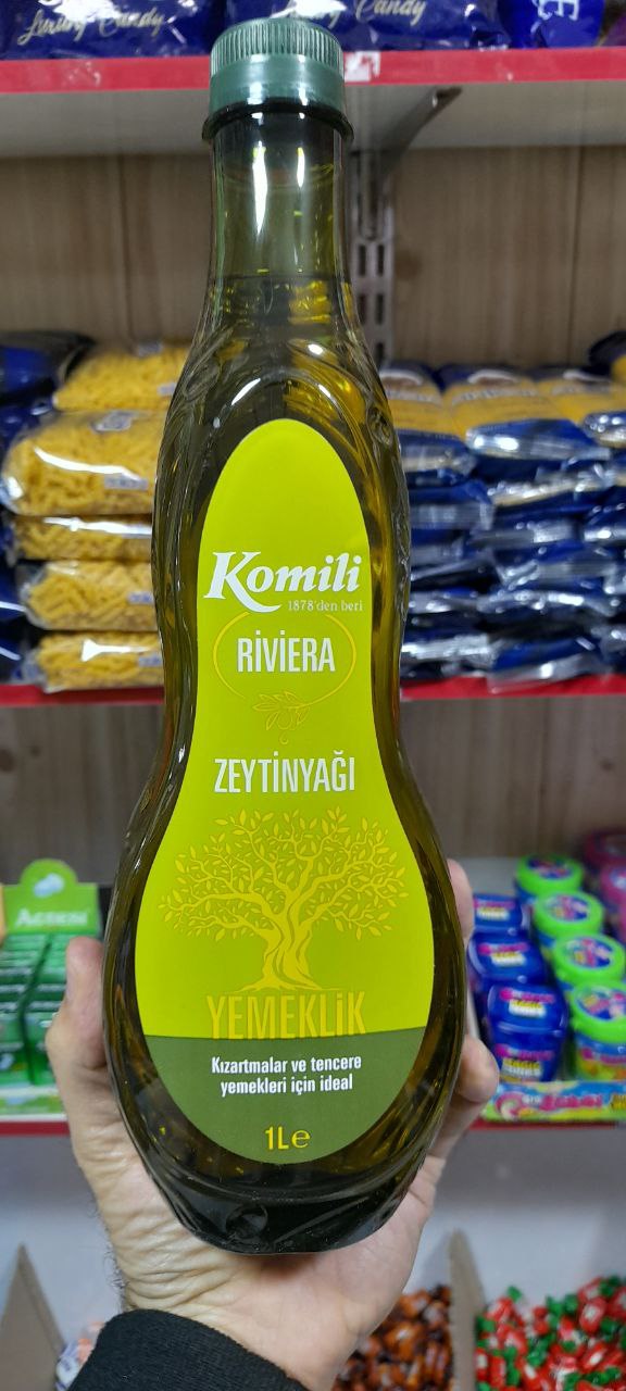 روغن زیتون بدون بو کومیلی 1 لیتر komili ترکیه