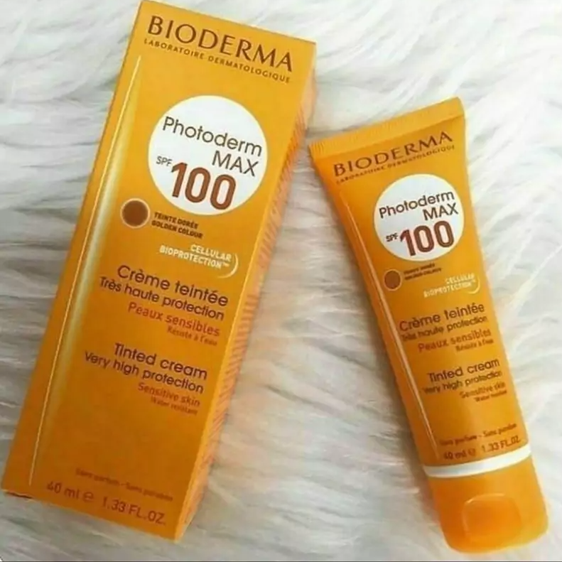 ضد آفتاب کرم پودری بیودرما  SPF 100 فاقد چربی