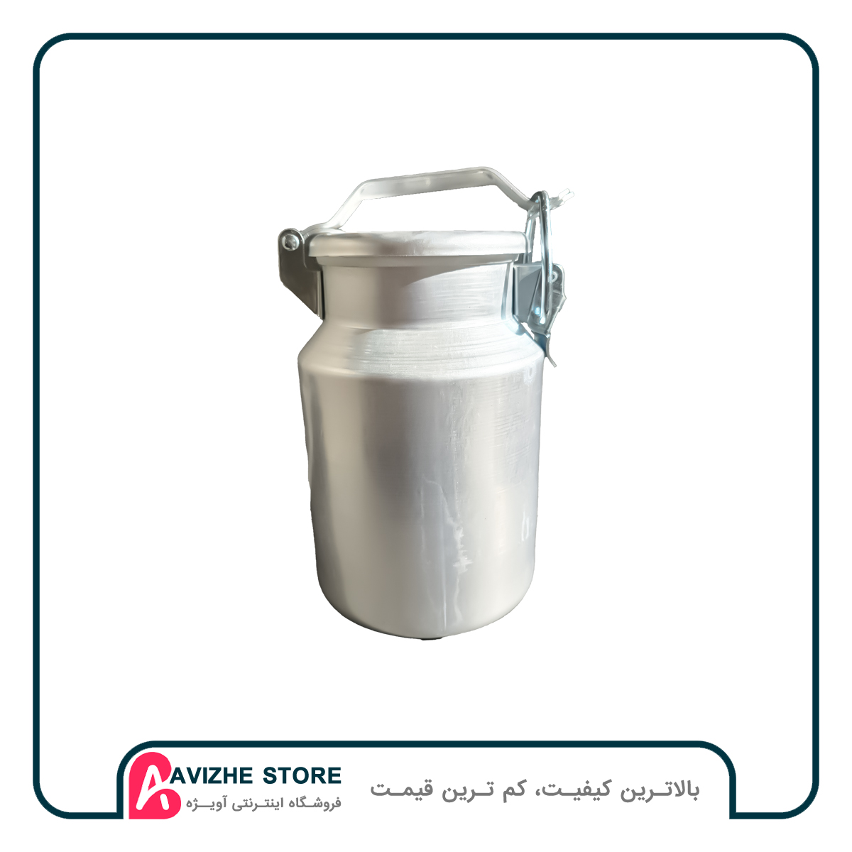 دبه درب قفلی روغن و شیر بدنه روحی 3 کیلویی