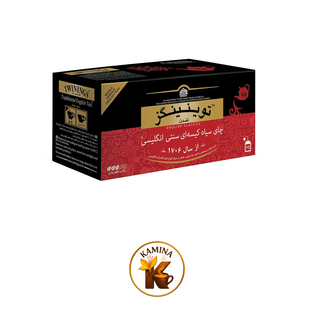 چای تی بگ سنتی انگلیسی 25 عددی توینینگز