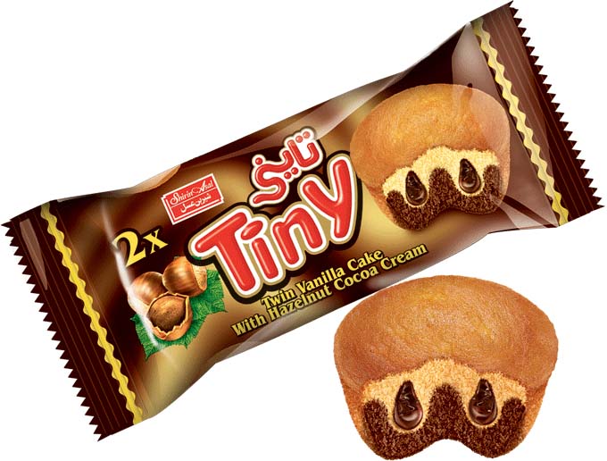 کیک تاینی دو قلو 60 گرم (36 عددی)