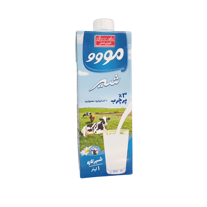 شیر پر چرب مووو 1 لیتر (10 عددی )