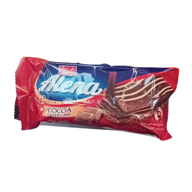 کیک لایه ای شکلاتی النا 30 گرمی (36 عددی)