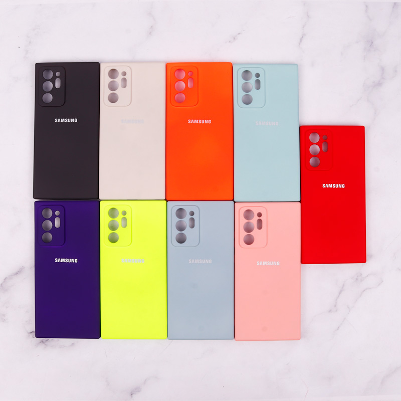 کاور سیلیکونی اورجینال محافظ لنزدار سامسونگ Note 20 Ultra (پاک کنی)