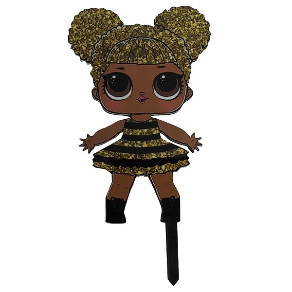 تاپر تزیین کیک بهگز مدل دختر LOL