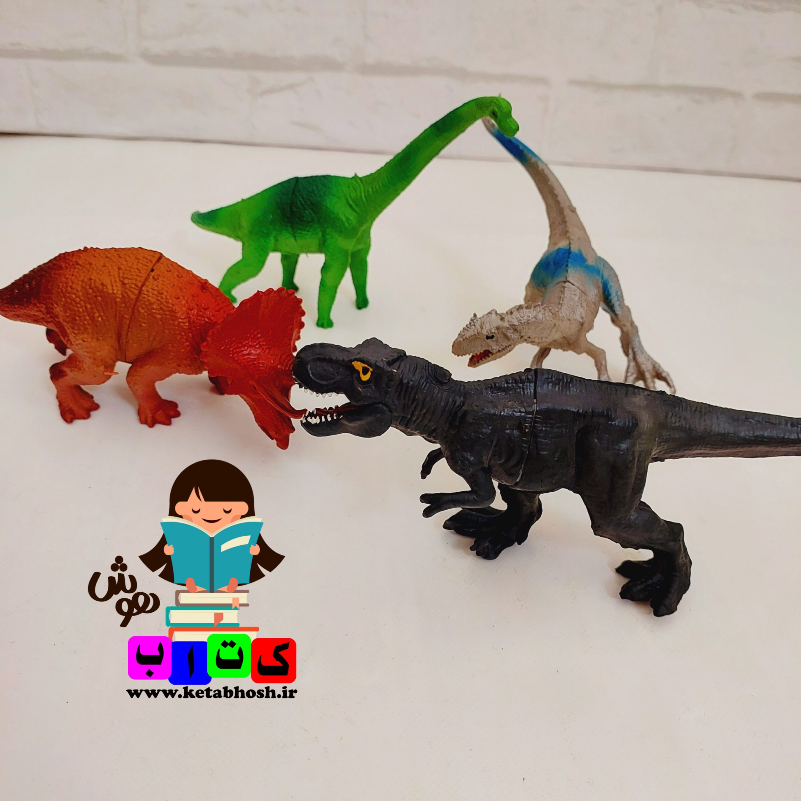 فیگور دایناسور 4 تایی