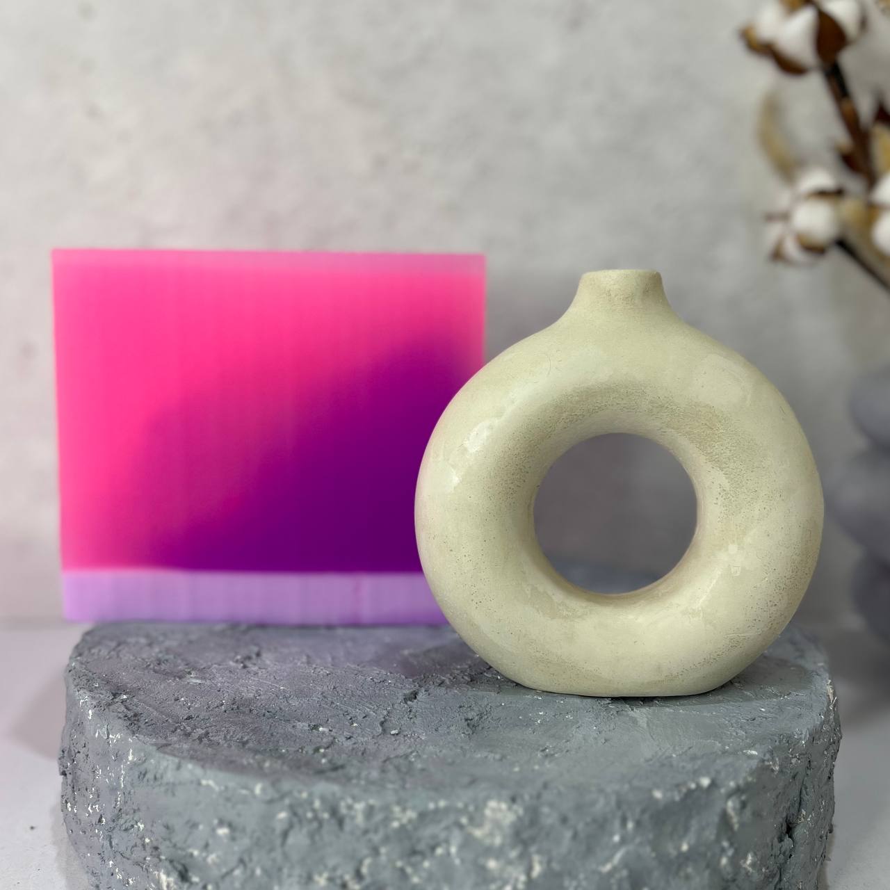 قالب سیلیکونی گلدون دونات بزرگ