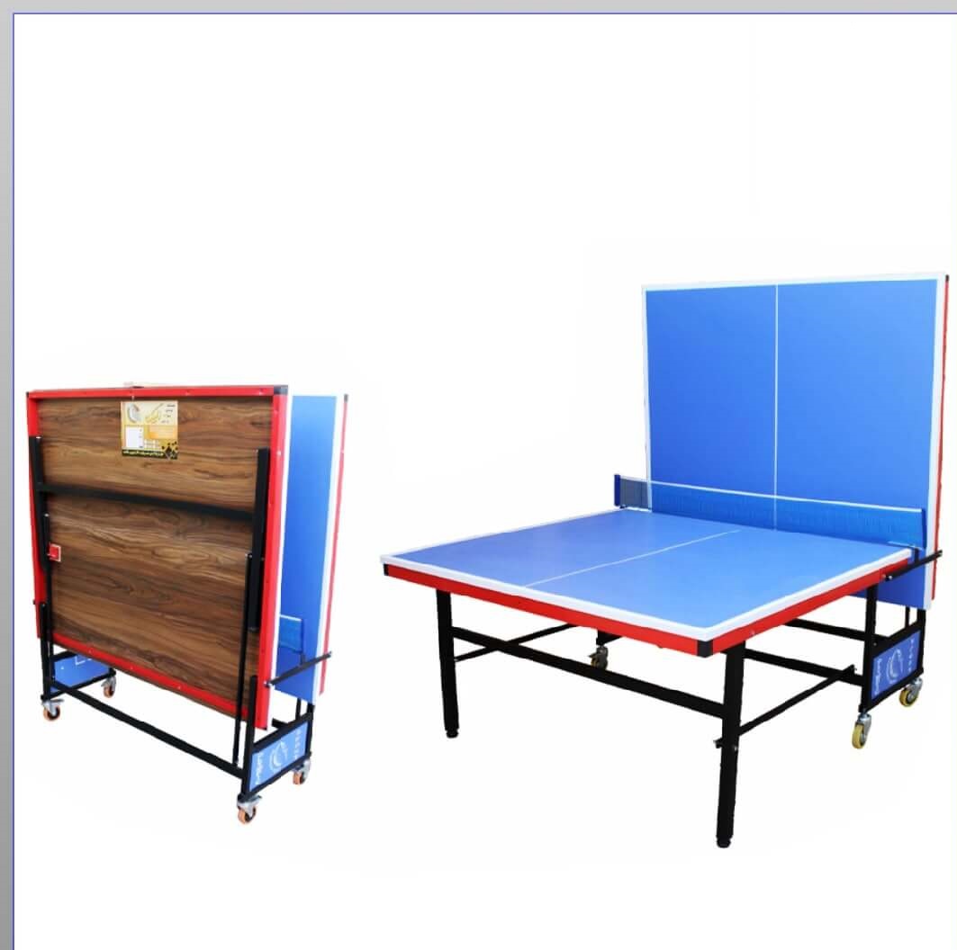 میز پینگ پنگ 4 چرخ 25میل MDF(پس کرایه)