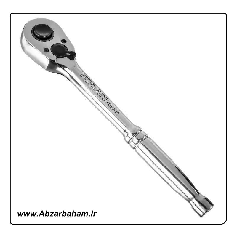 دسته جغجغه 1/2 دسته استیل توسن