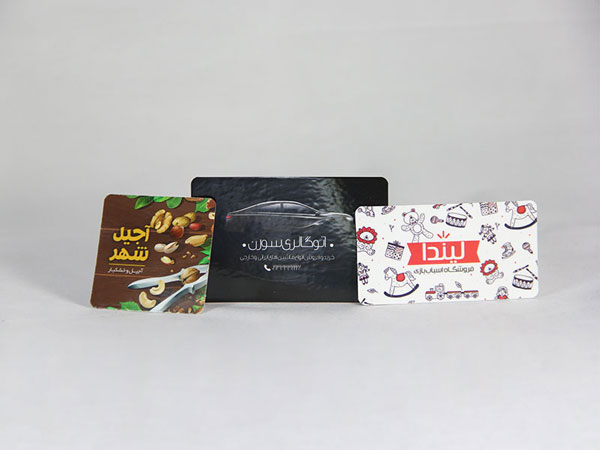 کارت ویزیت لمینت براق