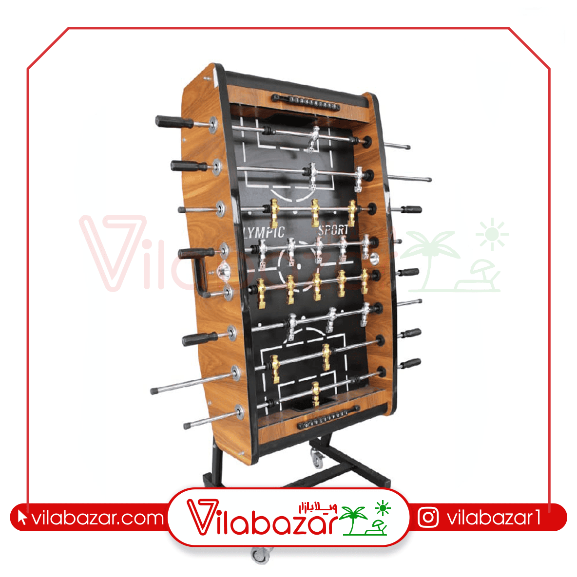 فوتبال دستی مدل S6 تاشو (هزینه ارسال با مشتری گرامی به صورت پس کرایه)