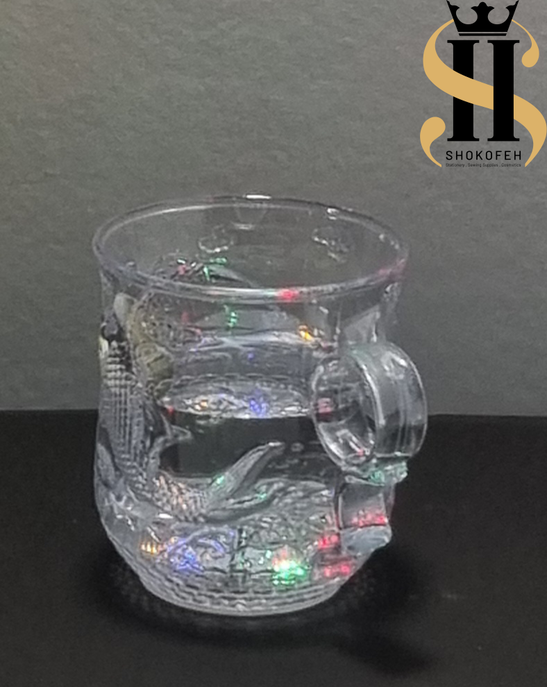 لیوان چراغ‌دار جادویی دسته‌دار