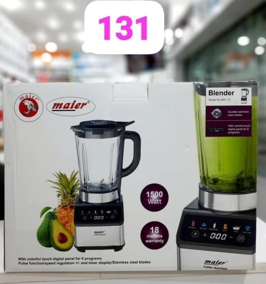 مخلوط کن مایر MR-131 | خرید مخلوط کن 1.5 لیتری با کاسه پیرکس از ریوکالا تضمین اصالت و سلامت