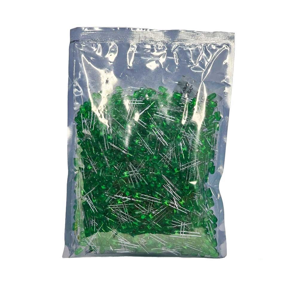 LED ال ای دی اوال سبز 5MM تابلو روانی مارک PHILIPS بسته 1000 تایی