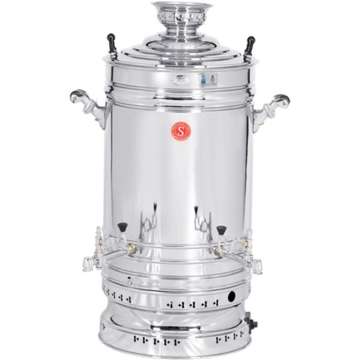 سماور گازی سیفی100 لیتر دو شیرمدل بشکه ای