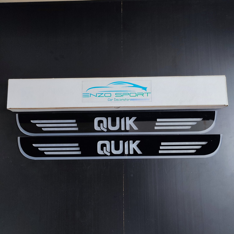 پارکابی خودرو مدل نورانی کد W مناسب برای کوییک مجموعه دوعددی