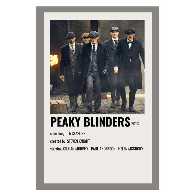 پوستر مدل پیکی بلایندرز Peaky Blinders طرح تامی شلبی tommy shelby کد 511 MUM