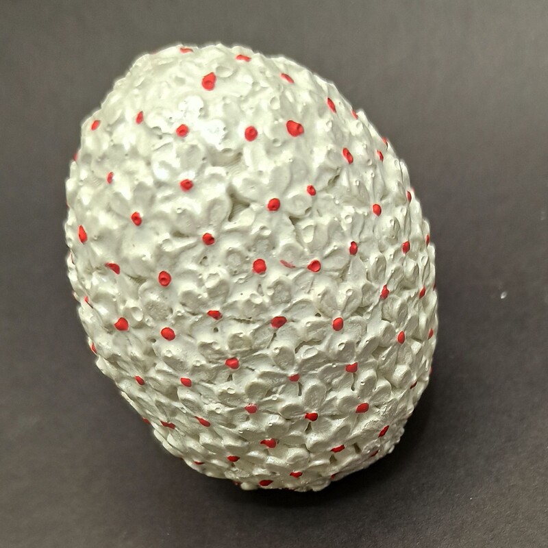 تخم مرغ هفت سین مدل شکوفه گل 