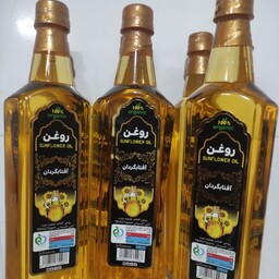 روغن افتاب گردان ارگانیک(تضمین کیفیت) 1لیتری 