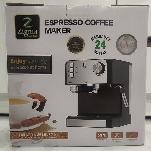 اسپرسوساز زیگما 20 بار مدل Kj60B ا Zigma Kj60B Espresso Machine