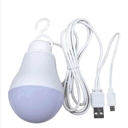 لامپ ال ای دی یو اس بی موبایلی دو پورت USB و micro-usb