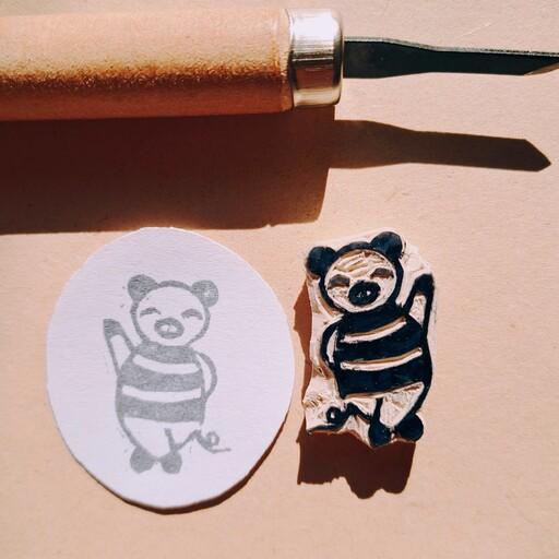 مهر دستساز خوک کارتونی مناسب برای کاغذ کادو و بسته بندی و مهر تشویقی