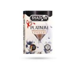 کاندوم پلاتینیوم شادو بسته 12 عددی شادوShadow 