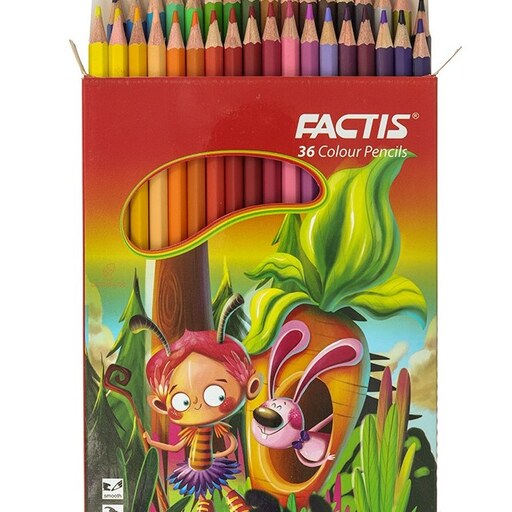 فکتیس مداد رنگی 36 رنگ مقوایی