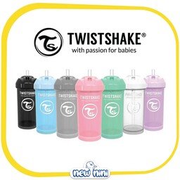 لیوان نی دار  360 میلی لیتر  تویست شیک TWISTSHAKE