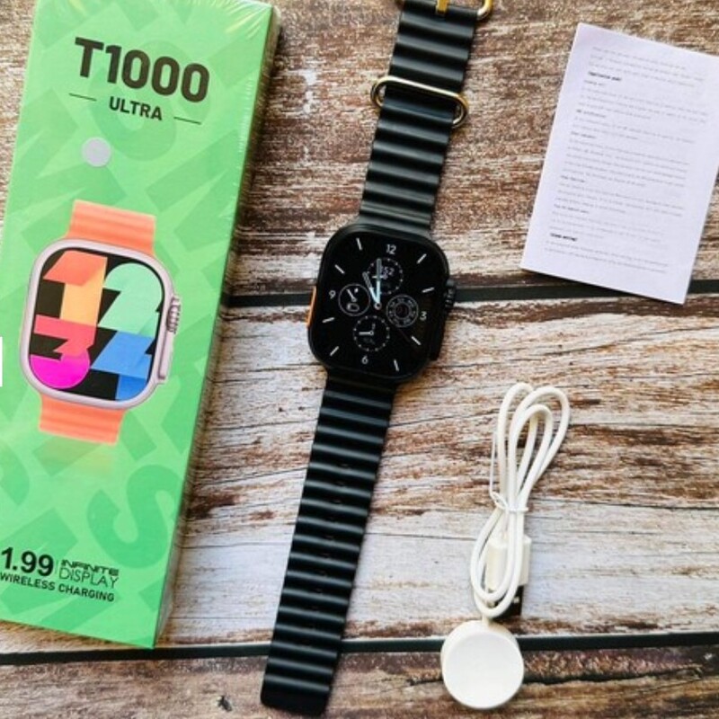 ساعت هوشمند مدل اولترا t1000 ultra اصلی تمام صفحه کیفیت عالی ارسال رایگان 